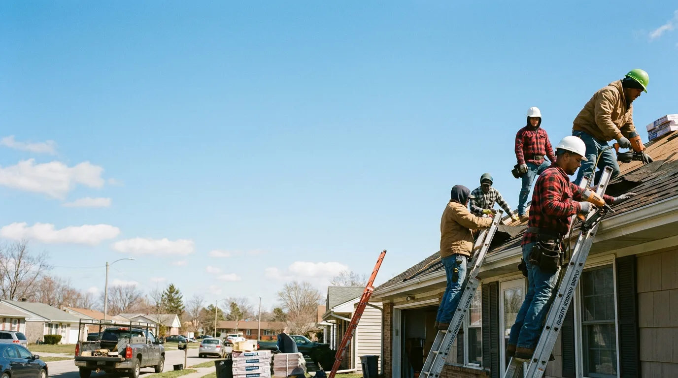 Roofing in South English, IA near me